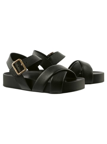 Högl Leren sandalen zwart