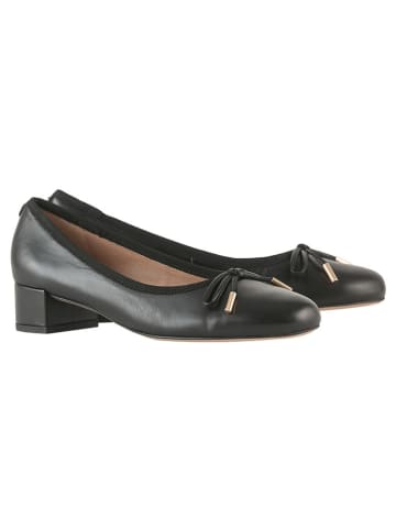 Högl Leder-Pumps in Schwarz