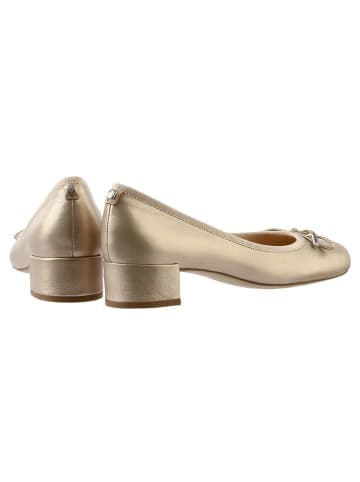 Högl Leder-Pumps in Gold