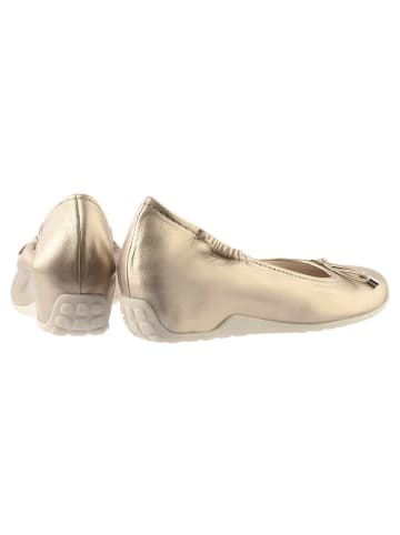 Högl Leder-Ballerinas in Gold