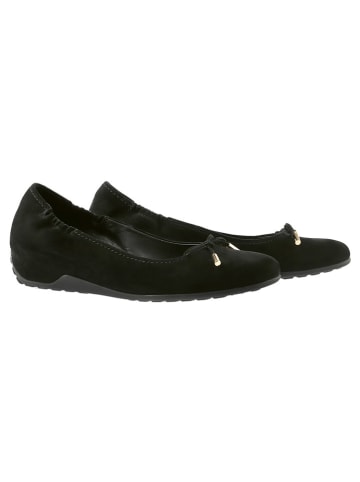 Högl Leder-Ballerinas in Schwarz