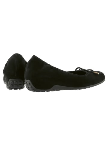 Högl Leder-Ballerinas in Schwarz