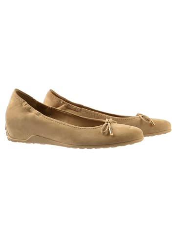 Högl Leren ballerina's beige