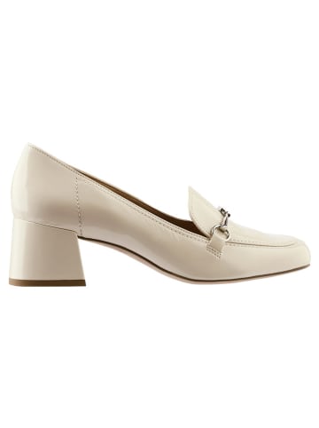 Högl Leder-Mokassins in Creme