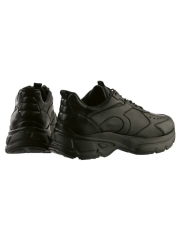 Högl Leder-Sneakers in Schwarz