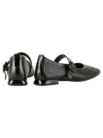 Högl Leder-Ballerinas in Schwarz