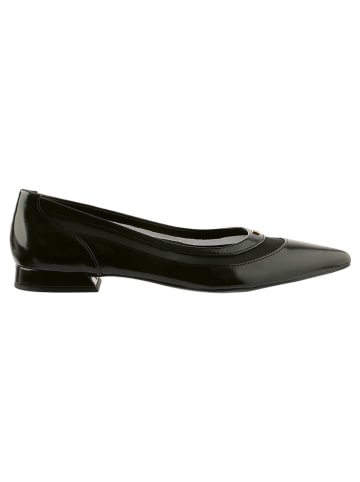 Högl Leder-Ballerinas in Schwarz