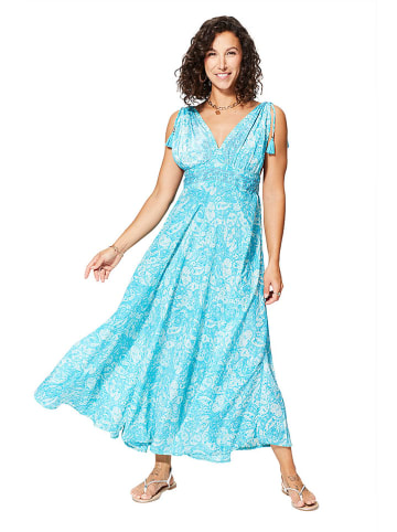 Aller Simplement Kleid in Türkis
