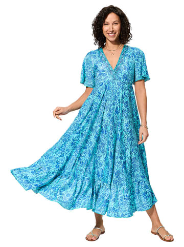 Aller Simplement Jurk turquoise