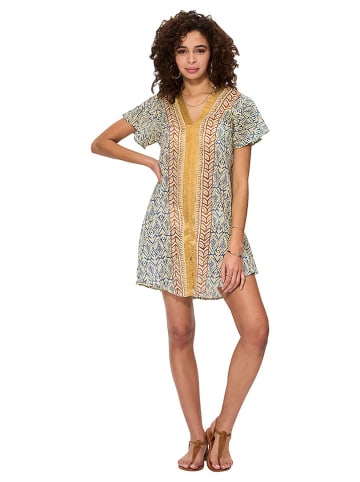 Aller Simplement Kleid in Beige/ Grau