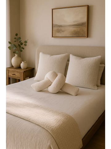 ABERTO DESIGN Kissen in Beige - (L)44 cm