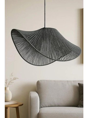 ABERTO DESIGN Lampa wisząca w kolorze szarym - wys. 53 x Ø 50 cm