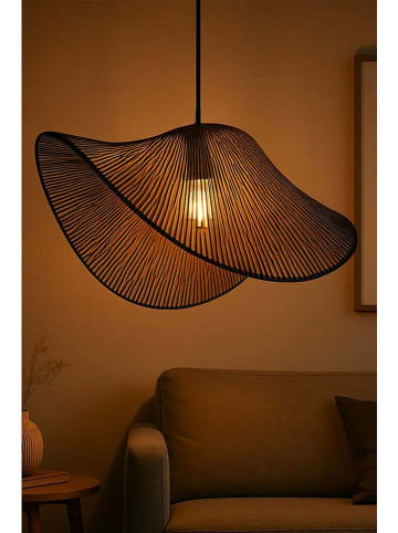 ABERTO DESIGN Hängeleuchte in Grau - (H)53 x Ø 50 cm