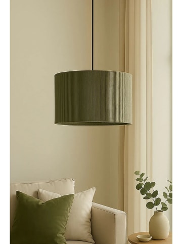 ABERTO DESIGN Hängeleuchte in Grün - (H)60 x Ø 30 cm