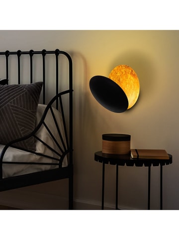 ABERTO DESIGN LED-Wandleuchte in Schwarz - (B)25 x (H)25 cm