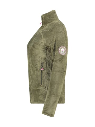 Canadian Peak Fleecejacke "Udilas"  in Khaki