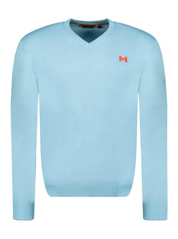 Canadian Peak Pullover "Felineak" in Hellblau