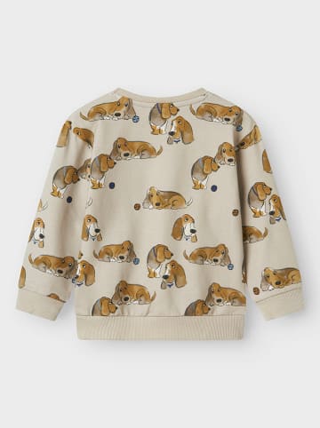 name it Bluza w kolorze beżowo-jasnobrązowym
