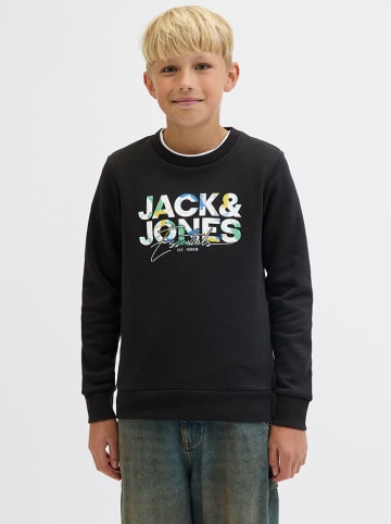 JACK & JONES Junior Sweatshirt "Geplas" zwart