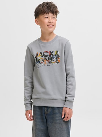 JACK & JONES Junior Sweatshirt "Geplas" in Grau