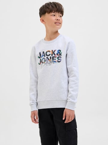 JACK & JONES Junior Sweatshirt "Geplas" in Grau