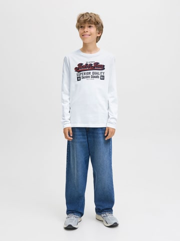 JACK & JONES Junior Longsleeve "Logo" wit