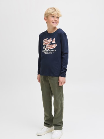 JACK & JONES Junior Longsleeve "Logo" in Dunkelblau