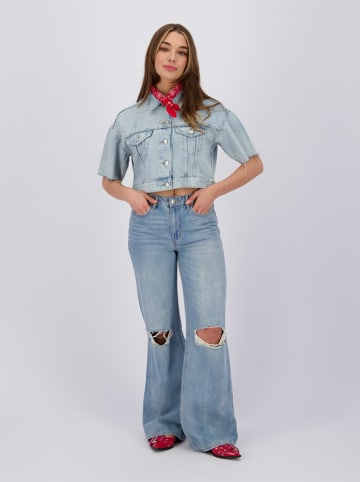 RAIZZED® Jeansjacke "Clementine" in Hellblau
