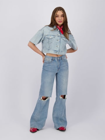 RAIZZED® Jeansjacke "Clementine" in Hellblau
