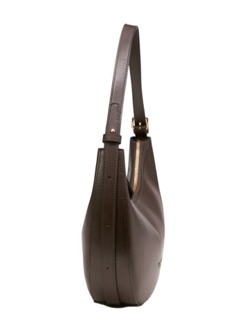 Marc O´Polo Leder-Schultertasche in Braun