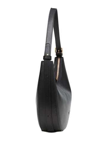 Marc O´Polo Leder-Schultertasche in Schwarz