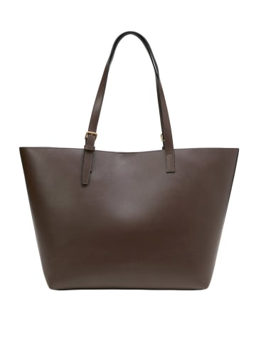 Marc O´Polo Skórzany shopper bag w kolorze brązowym