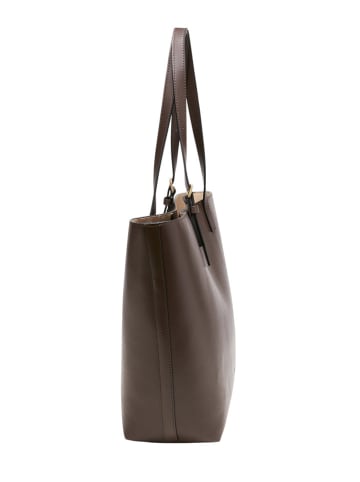 Marc O´Polo Skórzany shopper bag w kolorze brązowym
