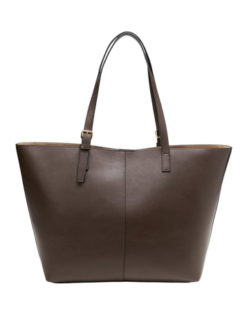 Marc O´Polo Skórzany shopper bag w kolorze brązowym