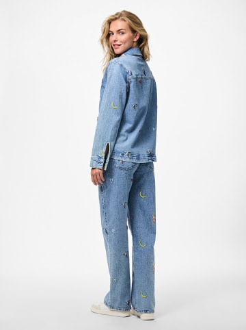 Pieces Jeanshemd "Jidi" in Hellblau