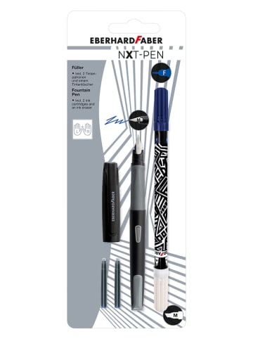 Faber-Castell Vulpen ‘'NXT-Pen’' grijs/zwart