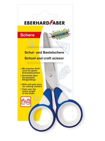 Faber-Castell 2-delige set: Schoolscharen blauw/wit