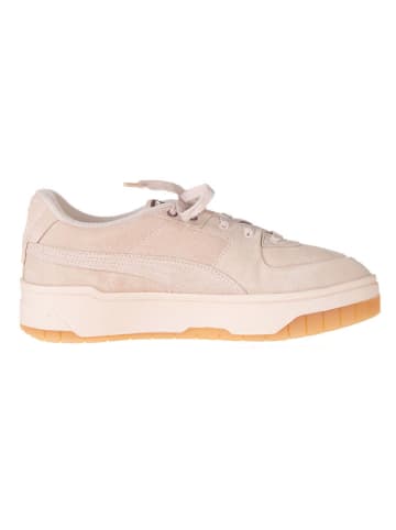 Puma Skórzane sneakersy "Cali Dream First Sense" w kolorze beżowym