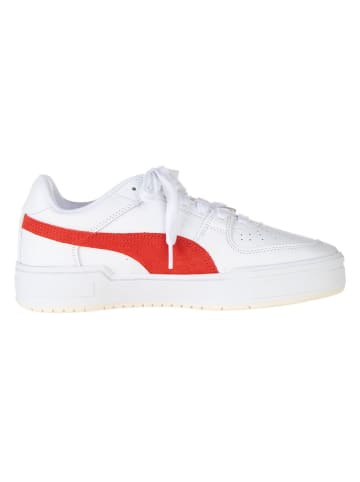 Puma Leren sneakers "Ca Pro Suede" wit/rood