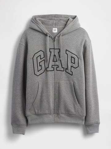 GAP Sweatjacke in Grau