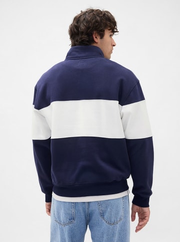 GAP Bluza w kolorze biało-granatowym