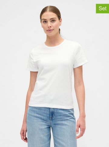 GAP 2er-Set: Shirt in Weiß
