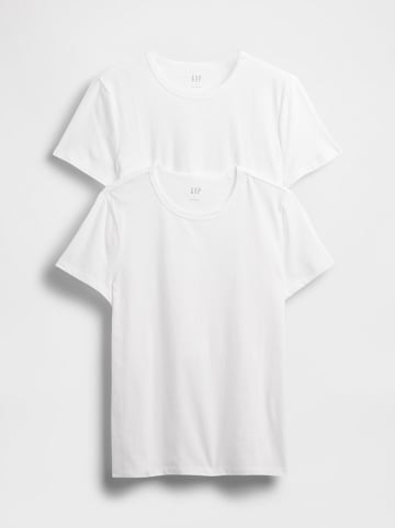 GAP 2er-Set: Shirt in Weiß
