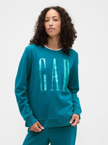 GAP Sweatshirt in Türkis
