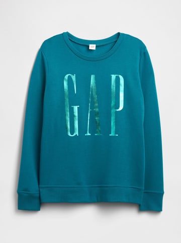 GAP Sweatshirt in Türkis