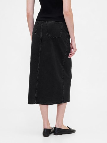 GAP Jeansrock in Schwarz