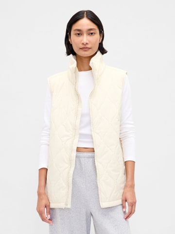 GAP Steppweste  in Creme