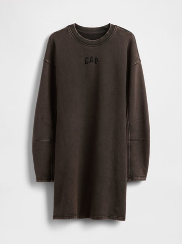GAP Sweatkleid in Braun