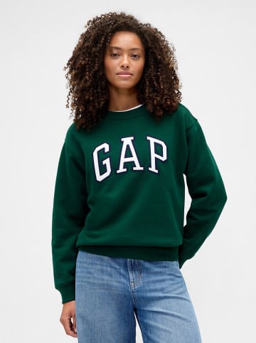 GAP Bluza w kolorze ciemnozielonym