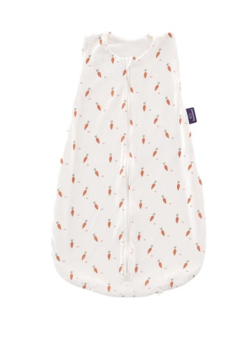 Träumeland Sommerschlafsack "Liebmich" in Orange/ Creme